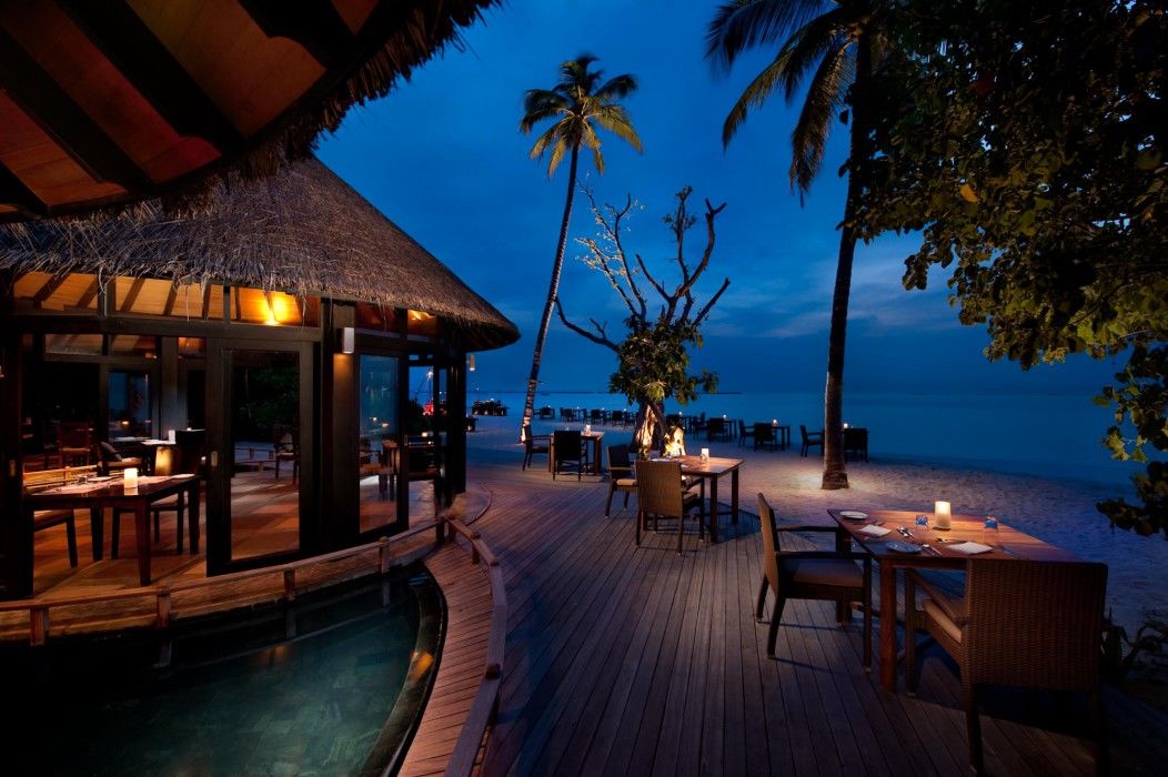 Hilton Maldives Iru Fushi Resort & Spa Dhigurah  Restaurante foto